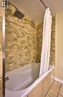 4 pc upper tiled tub/shower -