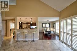 Open concept to Kitchen and Dining room -