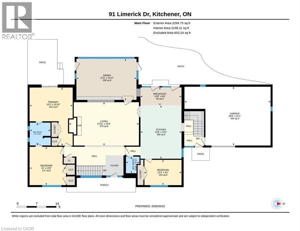 Floor plan - 91 Limerick Drive, Kitchener, ON - Other