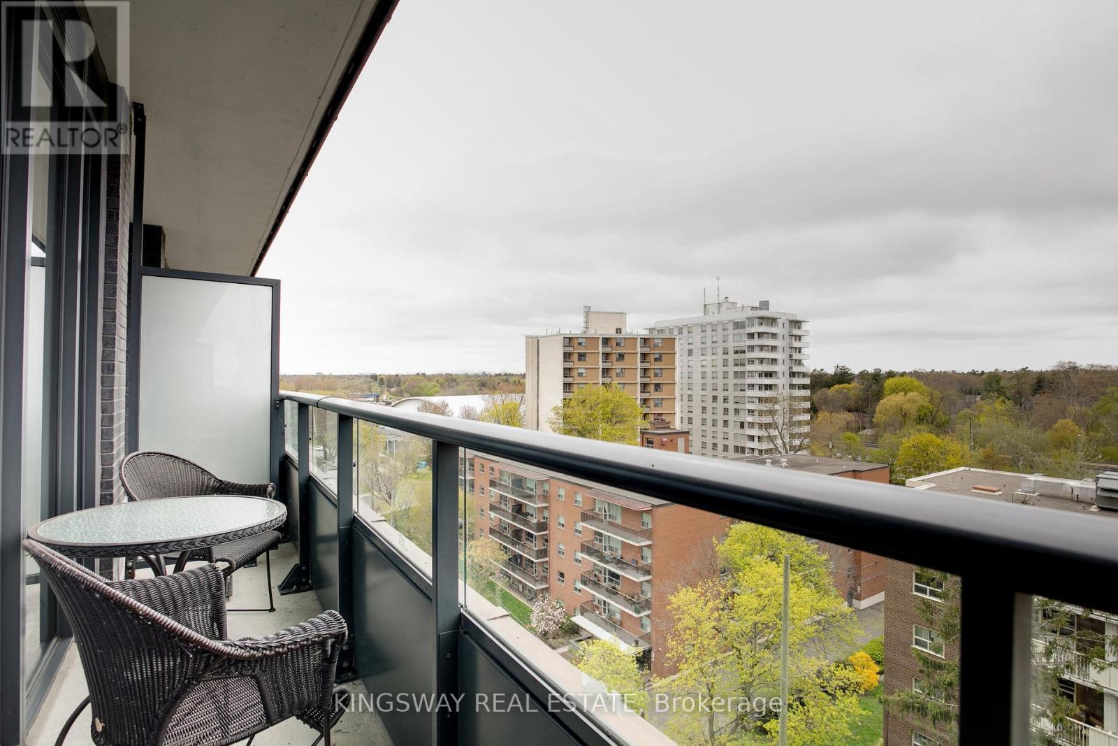 910 - 21 Park Street, Mississauga, ON - Outdoor With Balcony With View With Exterior