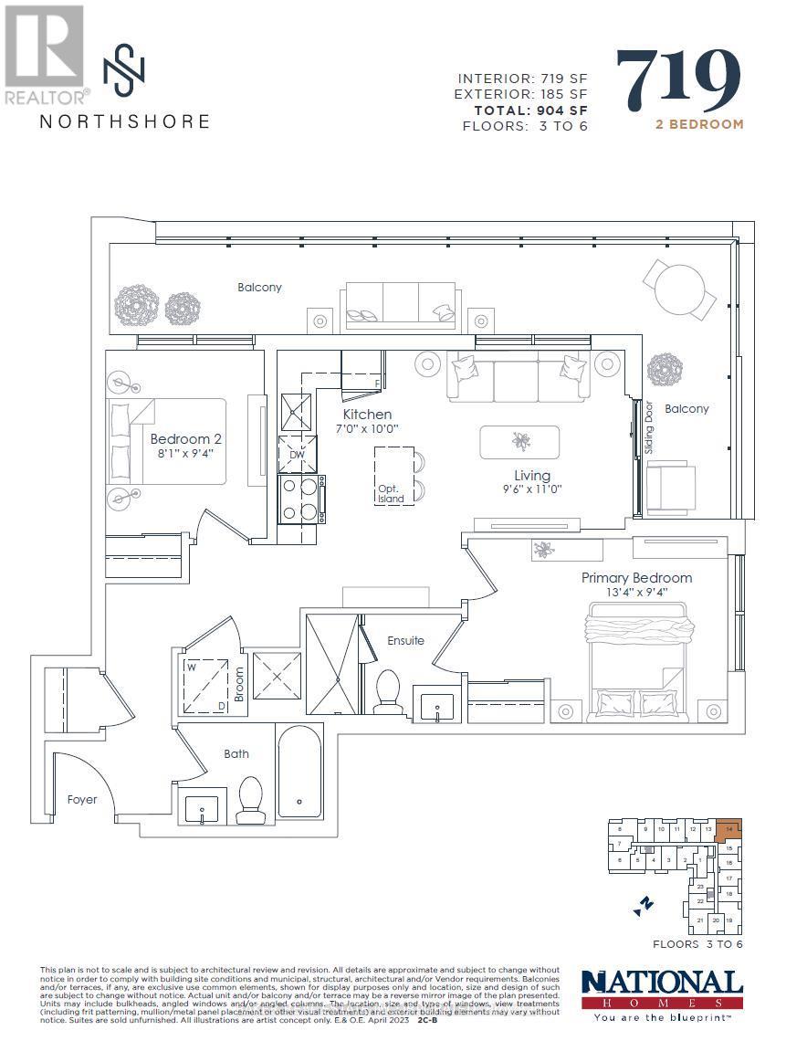 Northshore Unit 314 Floor Plan - 314 - 500 Plains Road E, Burlington, ON - Other