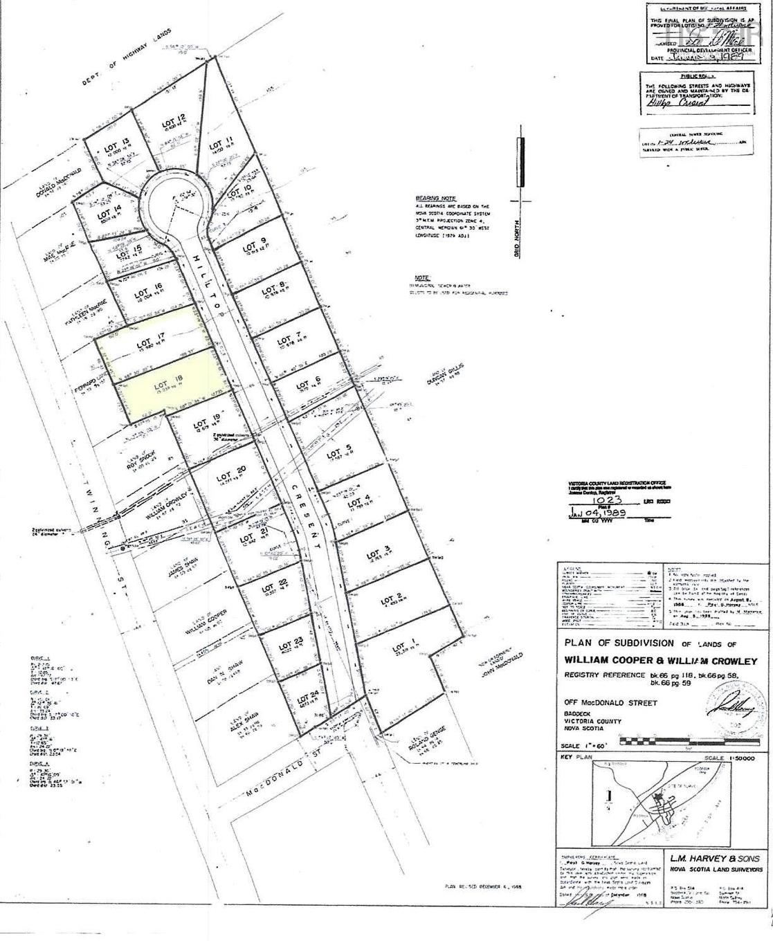 Lot 18 Hilltop Crescent, Baddeck, NS