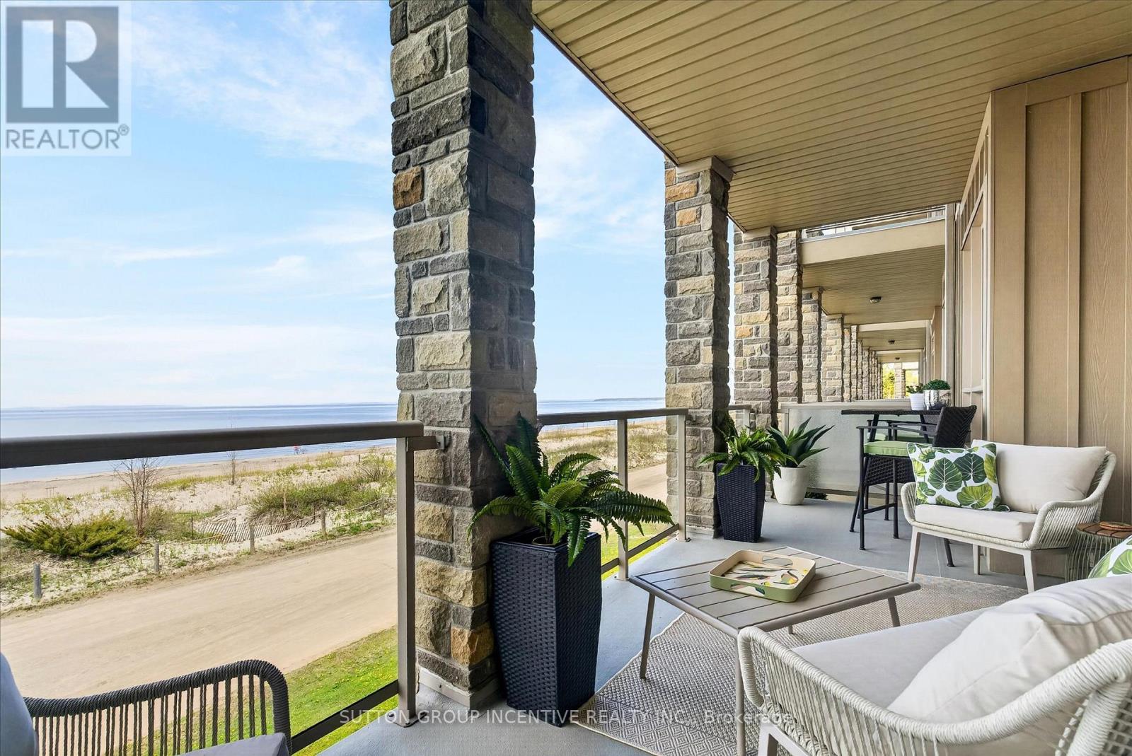 Beach Balcony - 209 - 764 River Road E, Wasaga Beach, ON - Outdoor With Balcony With Exterior