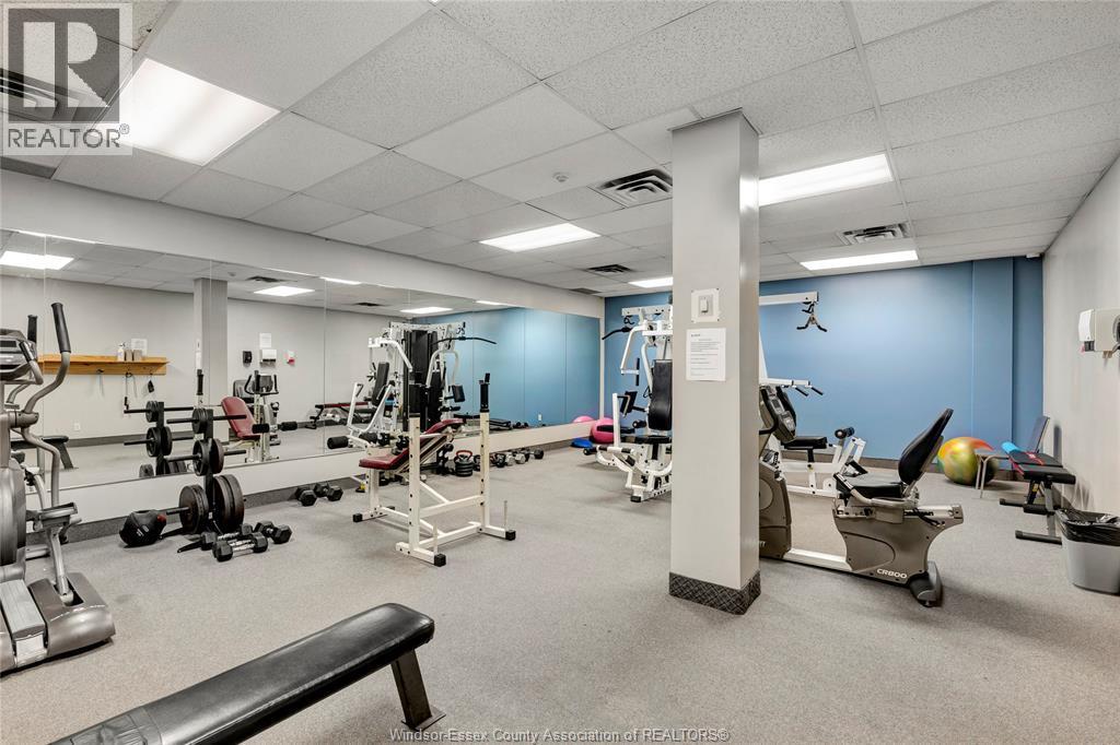 540 Ouellette Unit# 7B, Windsor, ON - Indoor Photo Showing Gym Room