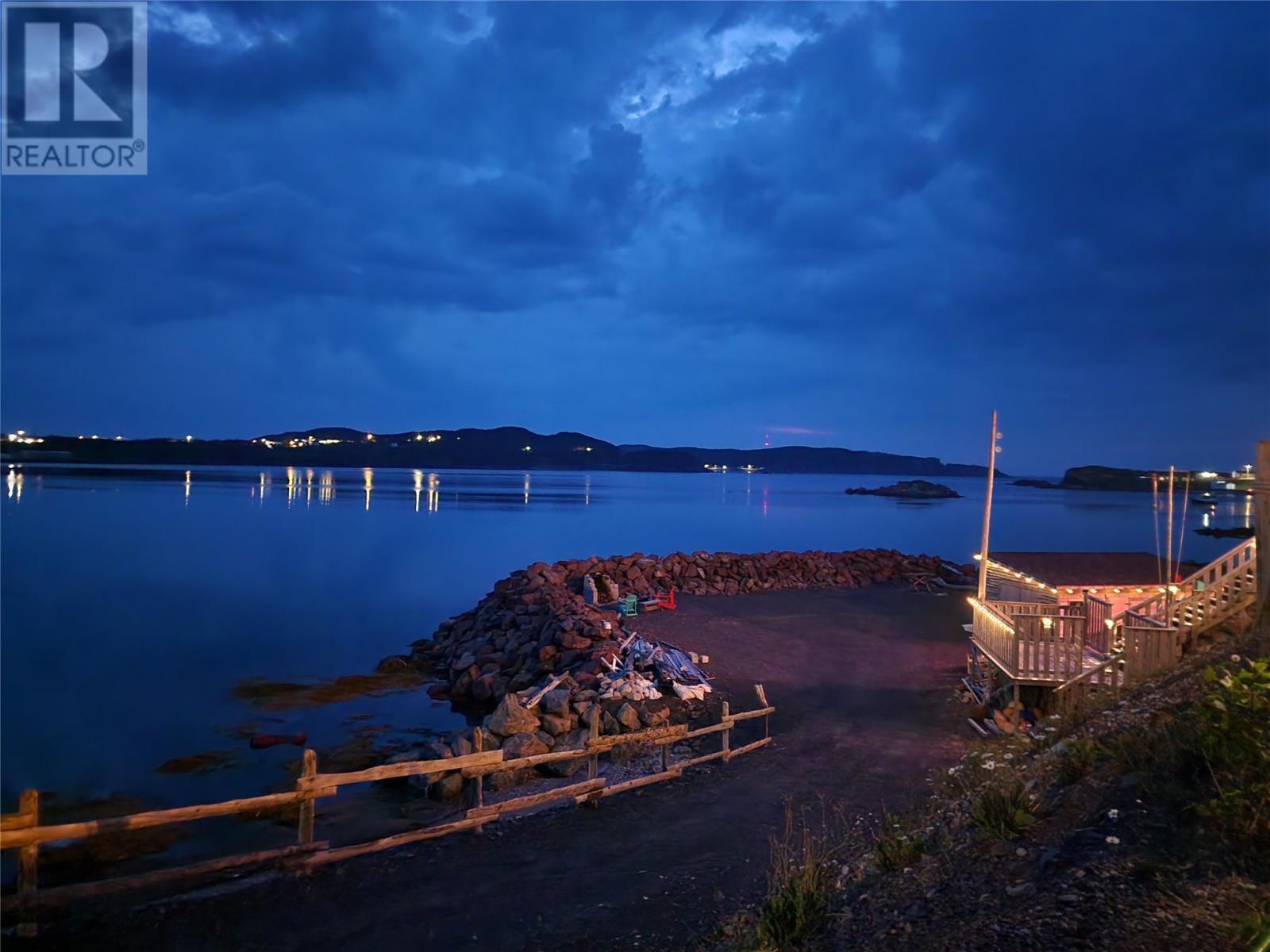 Wharf at night - 8, 8A, 10 Main Street, Twillingate, NL