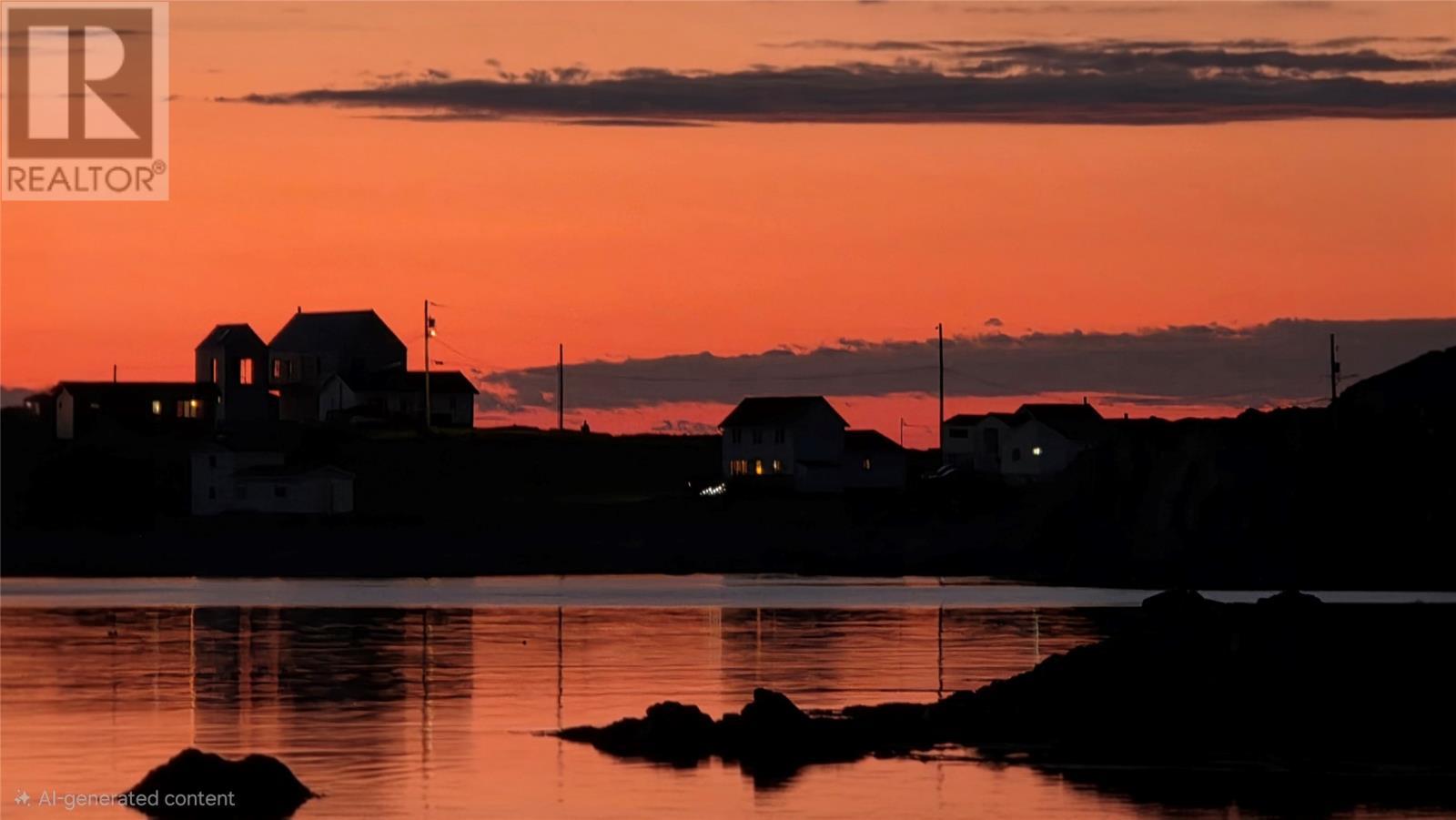 sunset from wharf - 8, 8A, 10 Main Street, Twillingate, NL