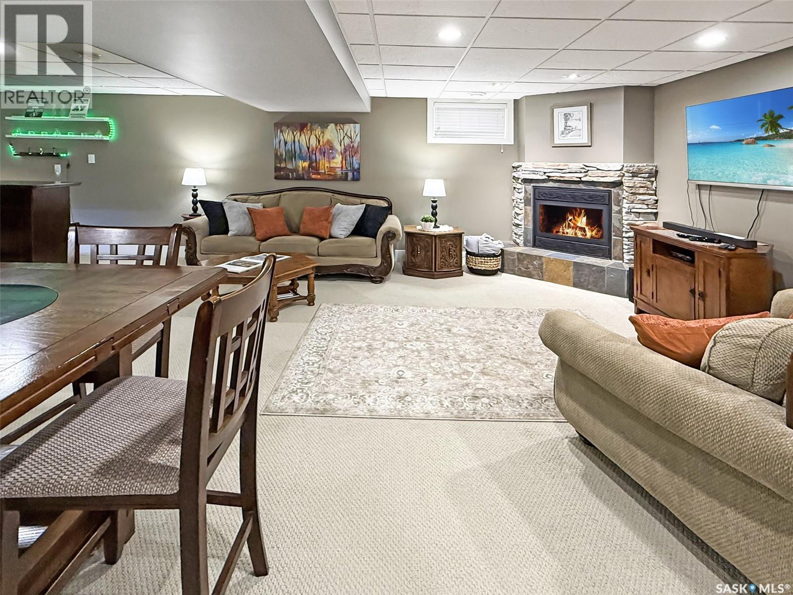 623 Highland Drive, Swift Current, SK - Indoor With Fireplace