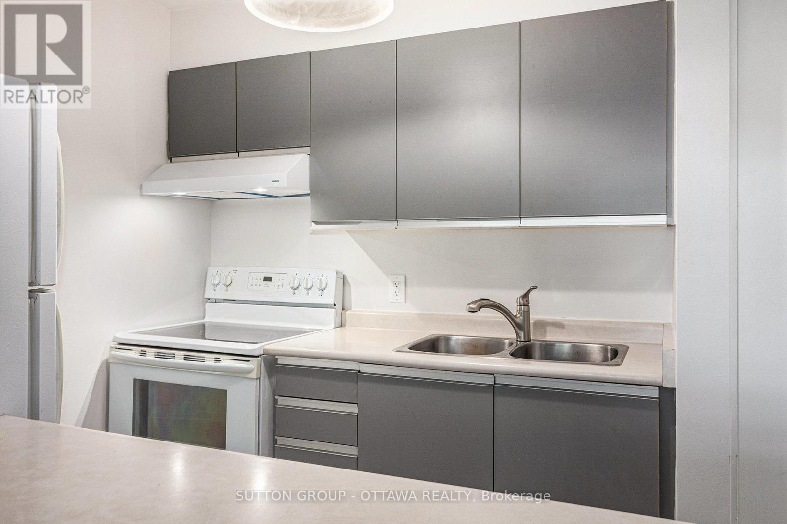 314 - 270 Brittany Drive, Ottawa, ON - Indoor Photo Showing Kitchen With Double Sink