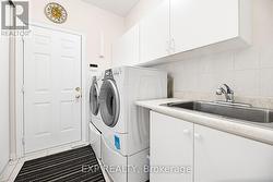 Direct entry from garage through laundry room - 