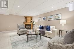 Lower Level Family Room w gas firepalce - 