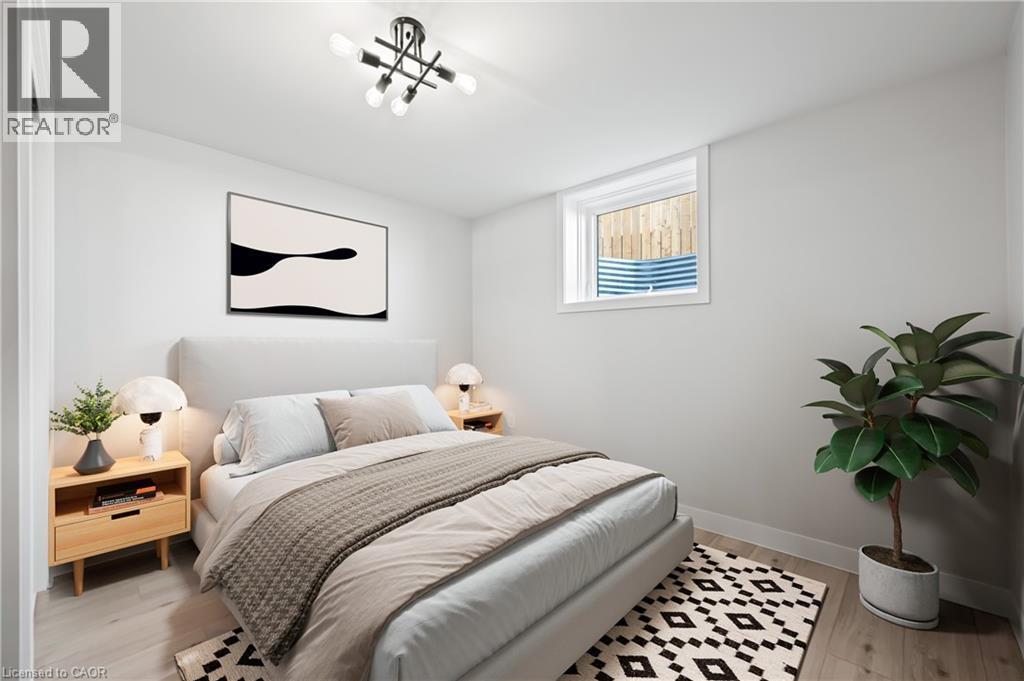 Digitally staged photo - 1180 Union Street, Kitchener, ON - Indoor Photo Showing Bedroom