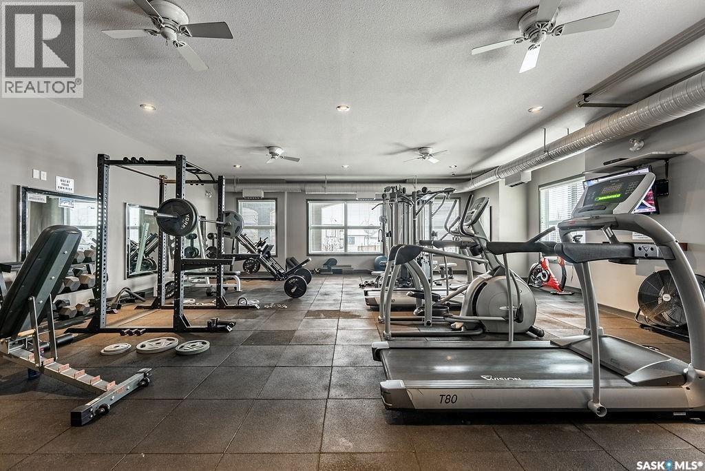 202 1015 Patrick Crescent, Saskatoon, SK - Indoor Photo Showing Gym Room