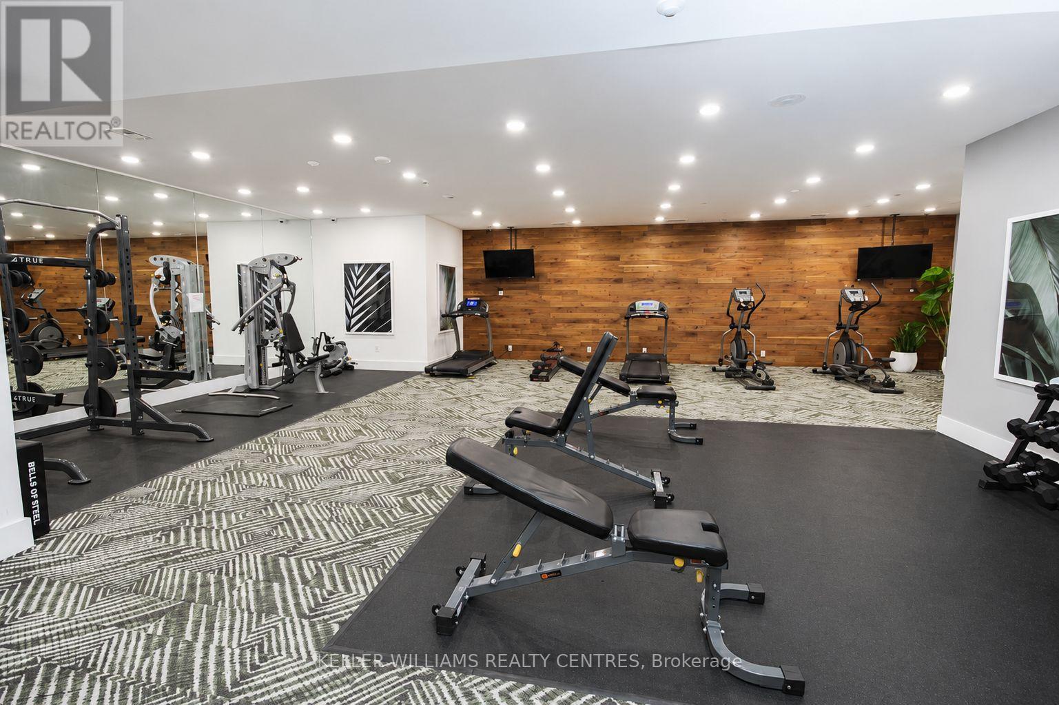 Gym - 1107 - 1880 Gordon Street, Guelph, ON - Indoor Photo Showing Gym Room