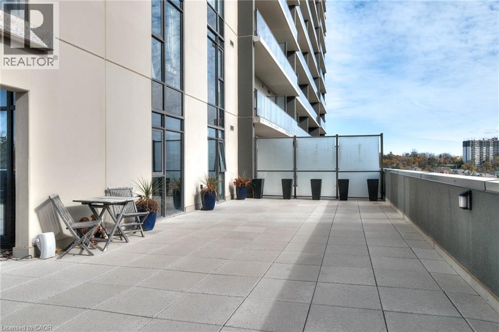 Private terrace - 50 Grand Avenue S Unit# 602, Cambridge, ON - Outdoor