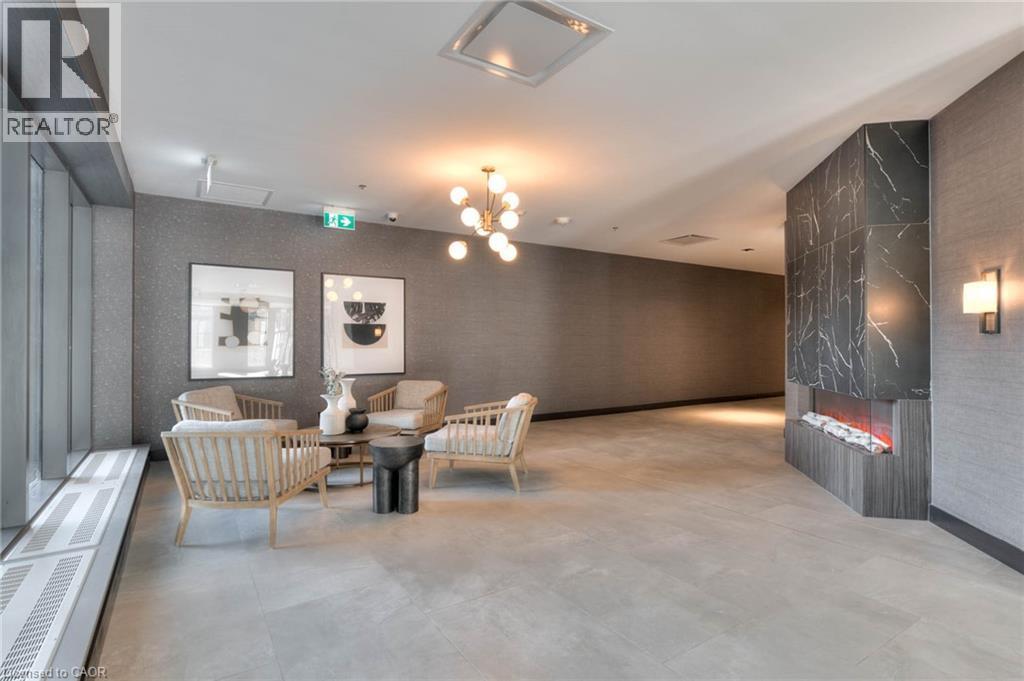 View of community lobby - 50 Grand Avenue S Unit# 602, Cambridge, ON - Indoor Photo Showing Other Room