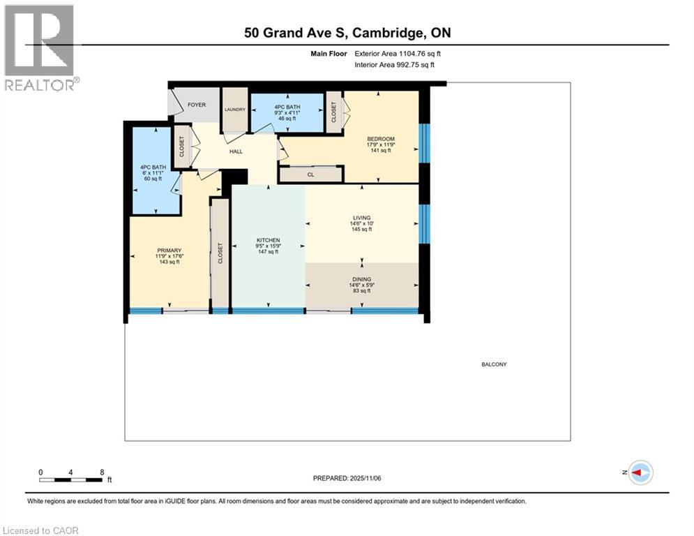 View of home floor plan - 50 Grand Avenue S Unit# 602, Cambridge, ON - Other
