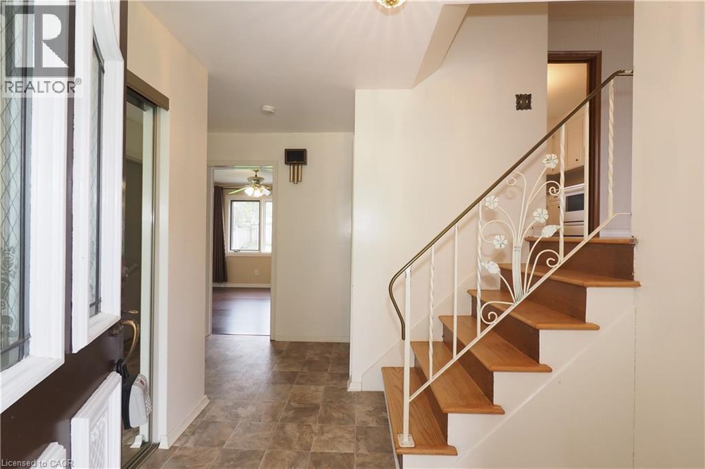 Foyer with stairs to main level - 76 Cloverdale Crescent, Kitchener, ON - Indoor Photo Showing Other Room