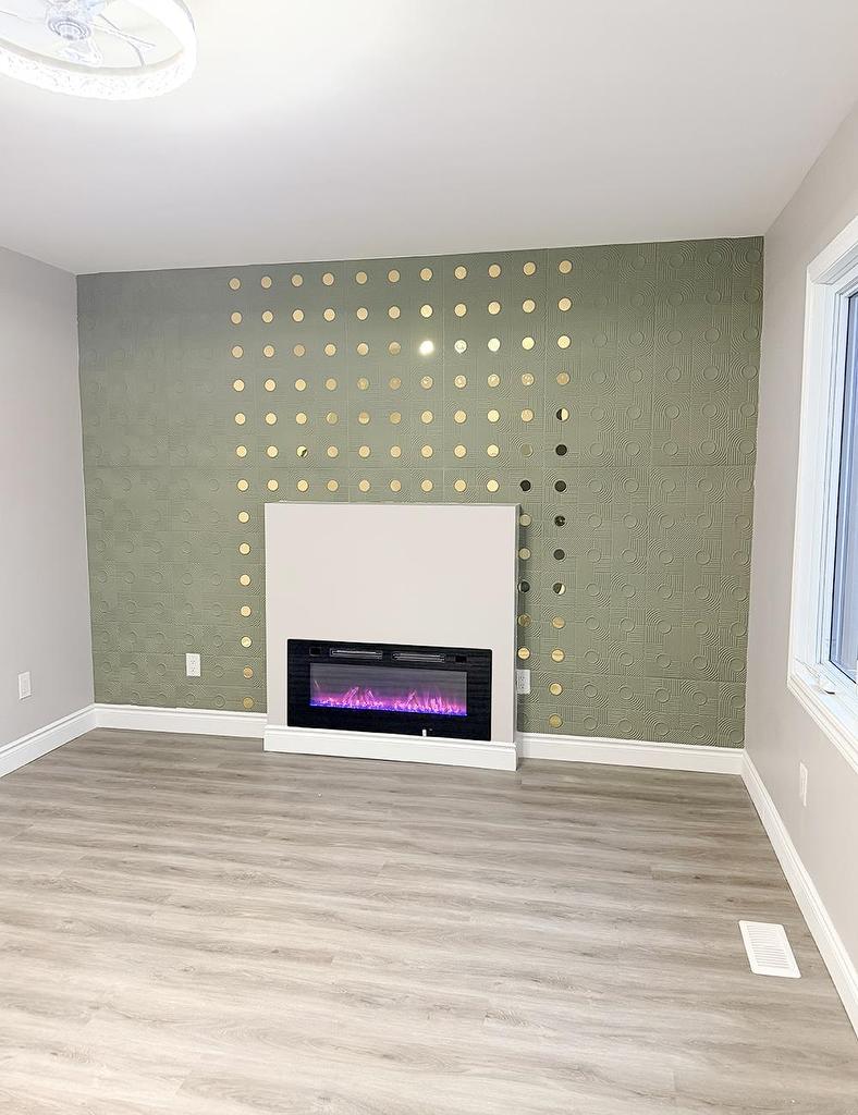 310 Dewe Avenue, Thunder Bay, ON - Indoor Photo Showing Other Room With Fireplace