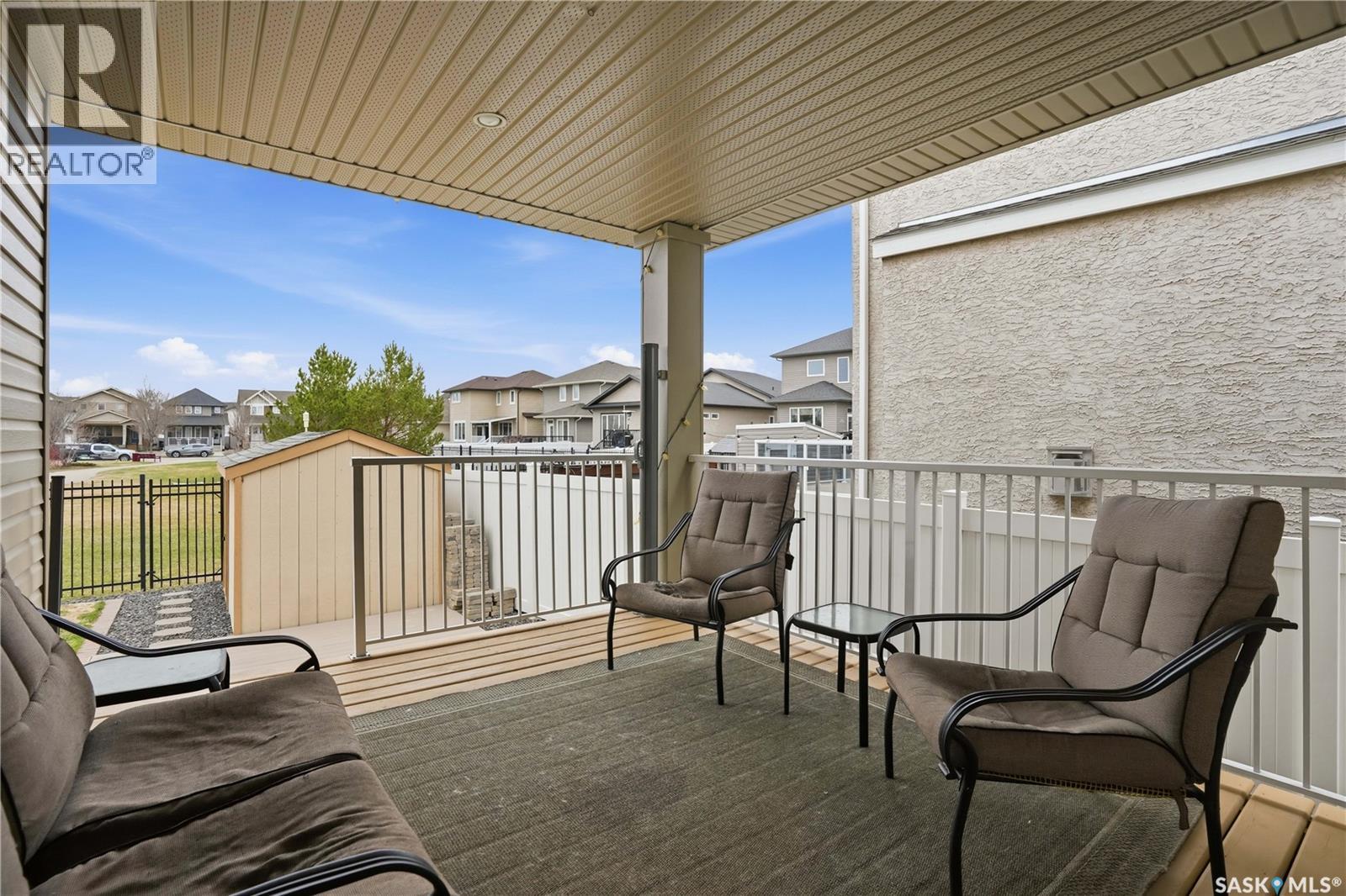 8806 Barootes Way, Regina, SK - Outdoor With Deck Patio Veranda With Exterior