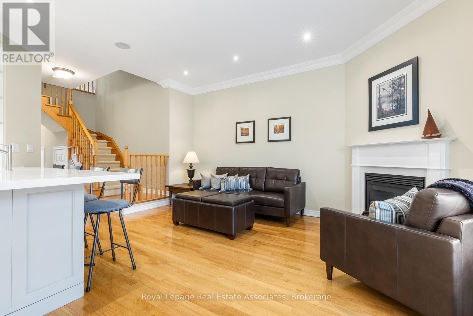 3467 Eglinton Avenue W, Mississauga, ON - Indoor Photo Showing Other Room With Fireplace