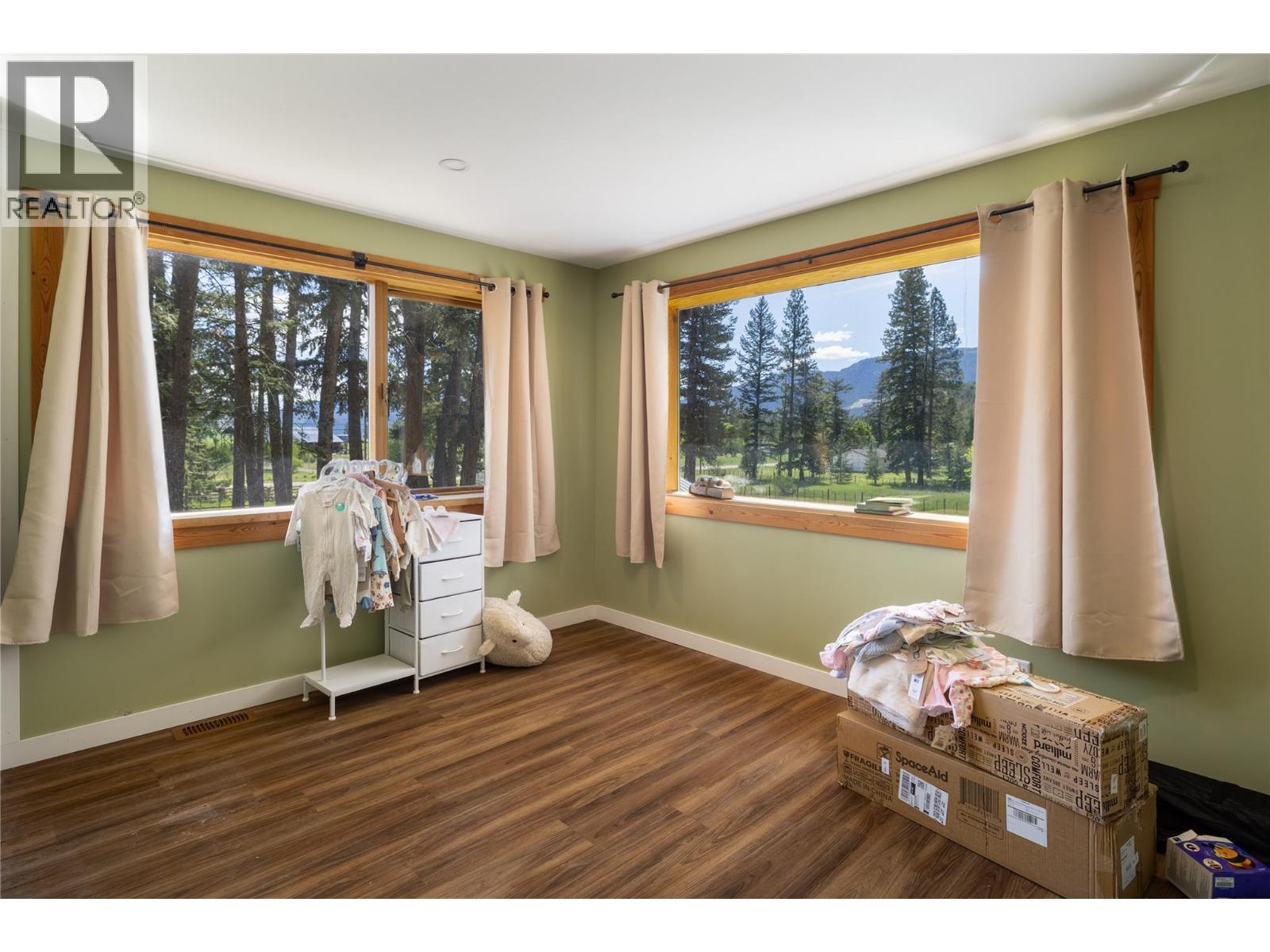 Bedroom 3 upstairs - 4644 97 Highway, Westwold, BC - Indoor