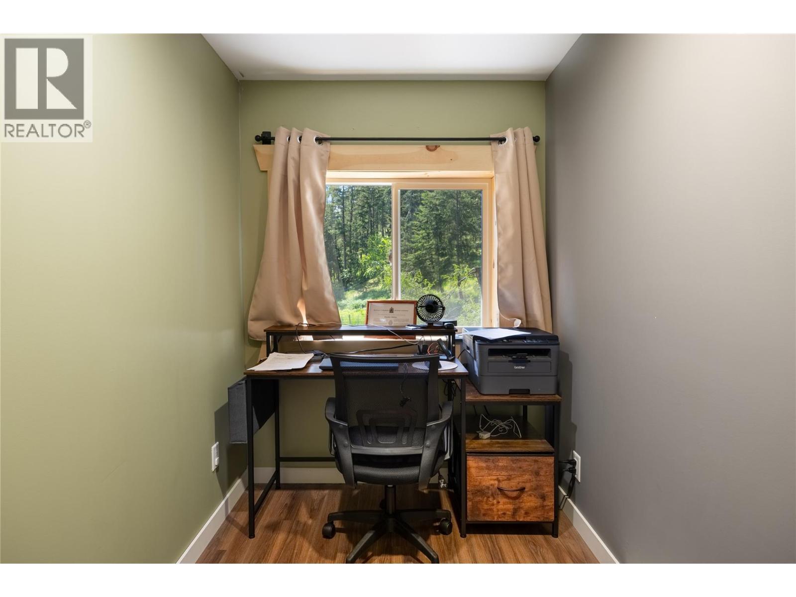 Office upstairs - 4644 97 Highway, Westwold, BC - Indoor Photo Showing Office