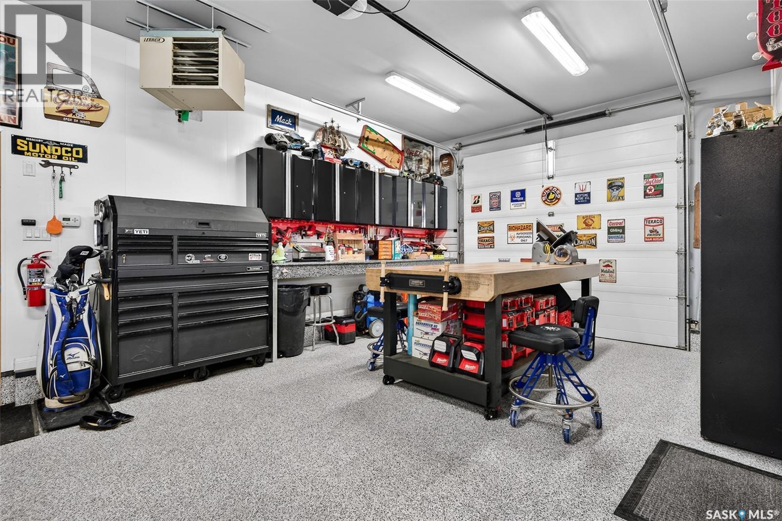 156 Iron Bridge Drive, Moose Jaw, SK - Indoor Photo Showing Garage