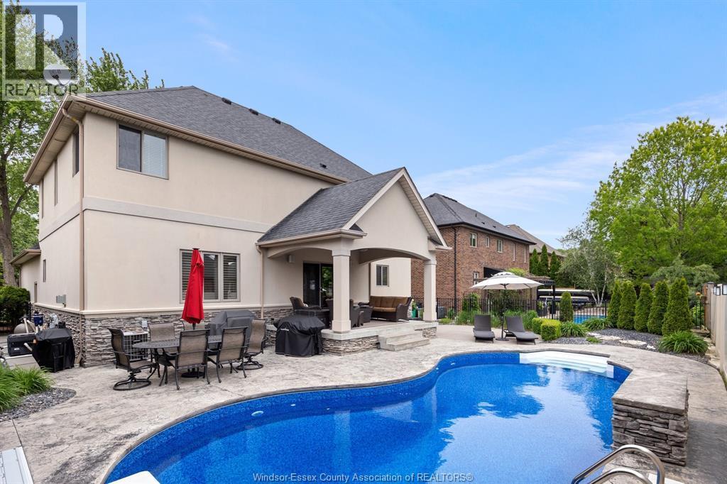 2105 Washington Boulevard, Lasalle, ON - Outdoor With In Ground Pool With Deck Patio Veranda With Backyard