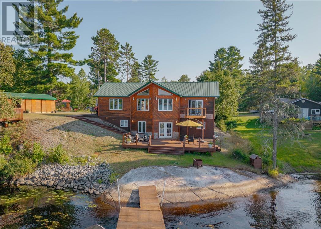 99 Curry Point, Markstay, ON - Outdoor With Body Of Water With Deck Patio Veranda