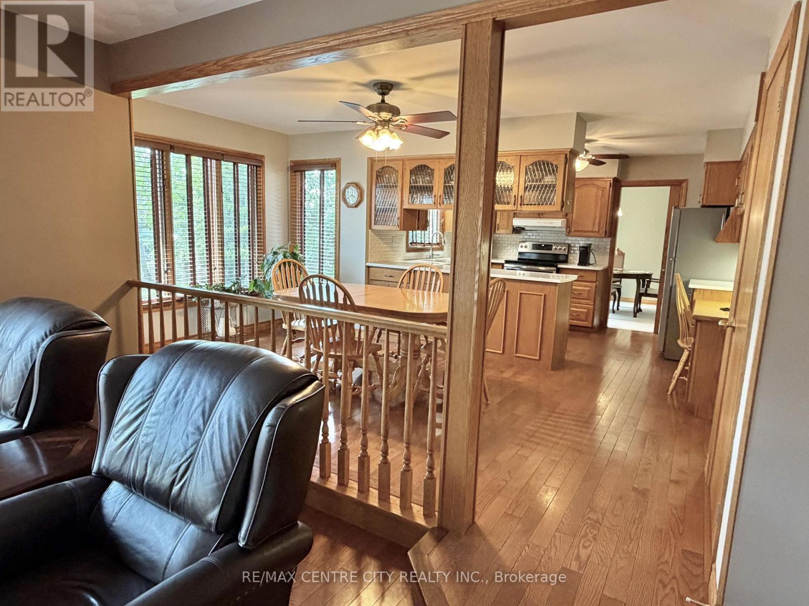 VIEW OF KITCHEN EATING AREA FROM FAMILY ROOM - 31 Cavanaugh Crescent, St. Thomas, ON - Indoor Photo Showing Other Room