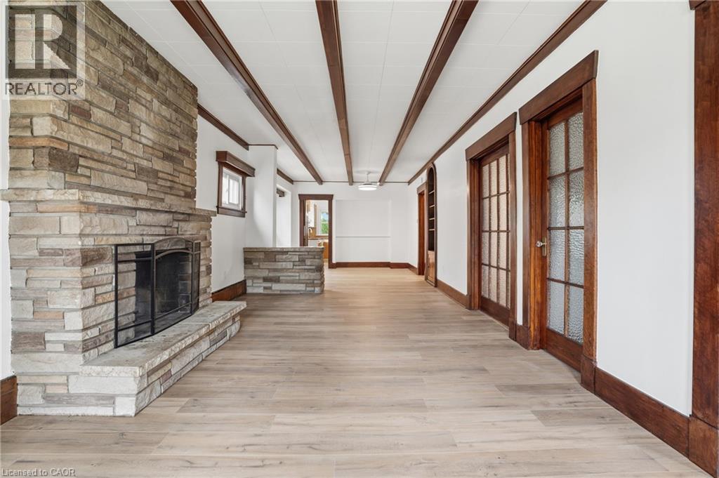 167 Balmoral Avenue S, Hamilton, ON - Indoor With Fireplace