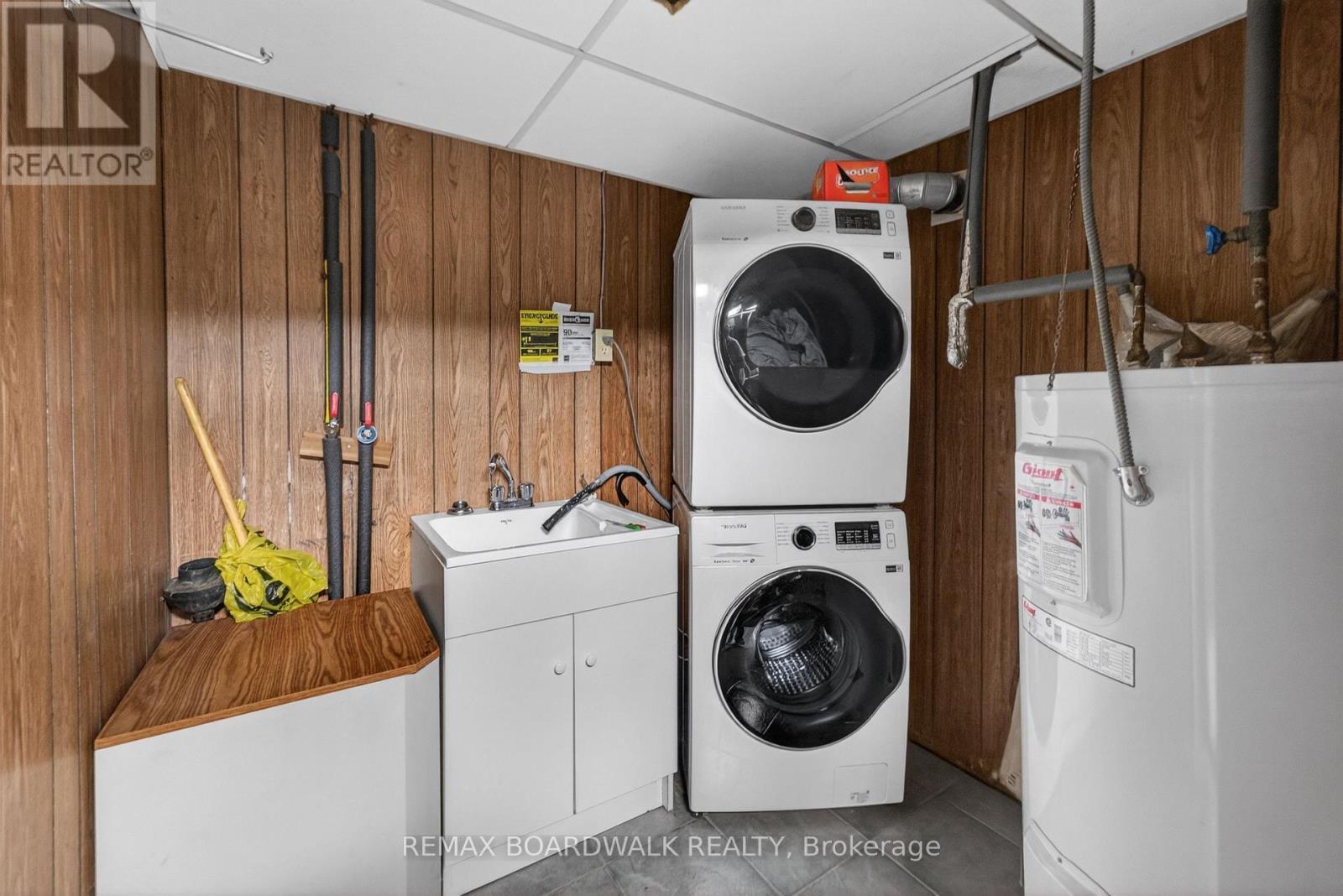 Basement Laundry (as is) - 92 Orvigale Road, Ottawa, ON - Indoor Photo Showing Laundry Room