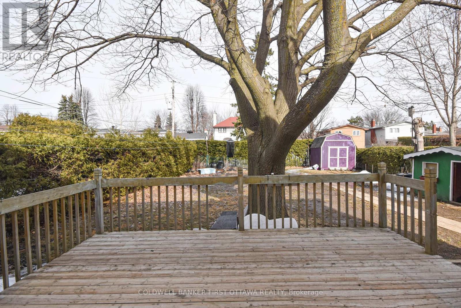 backyard deck from dining room - 2061 Balharrie Avenue, Ottawa, ON