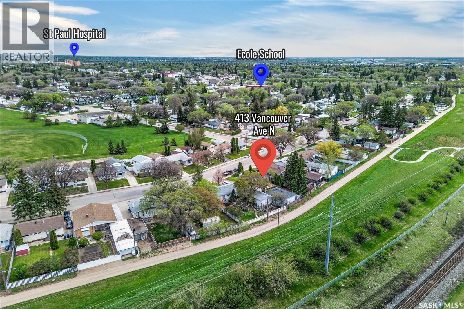 413 Vancouver Avenue N, Saskatoon, SK - Outdoor With View
