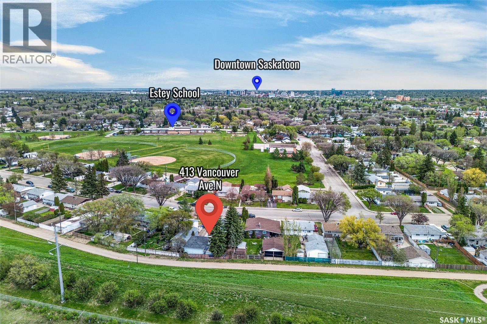 413 Vancouver Avenue N, Saskatoon, SK - Outdoor With View