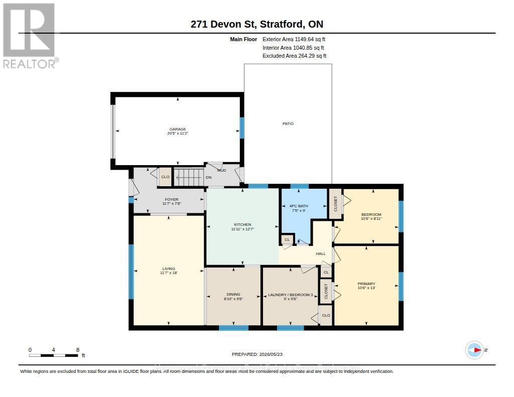 Floor Plan / Main Floor - 271 Devon Street, Stratford, ON - Other