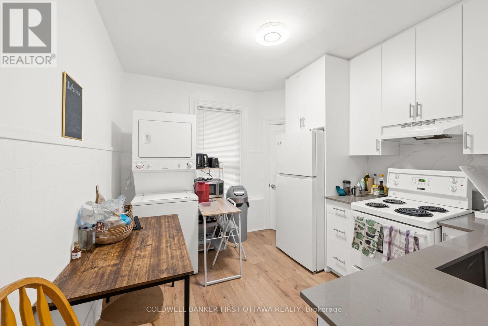 Unit 2 kitchen area w laundry included! - 277 Arlington Avenue, Ottawa, ON - Indoor