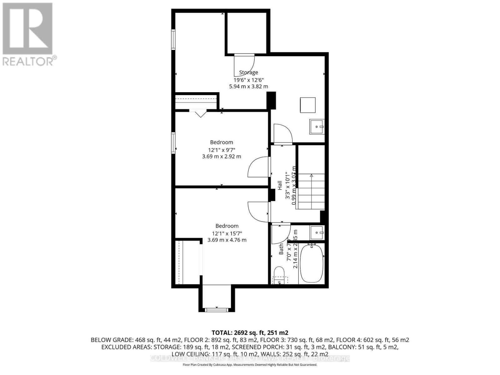 Main Lvl Basement Unit Floorplan - 277 Arlington Avenue, Ottawa, ON - Other