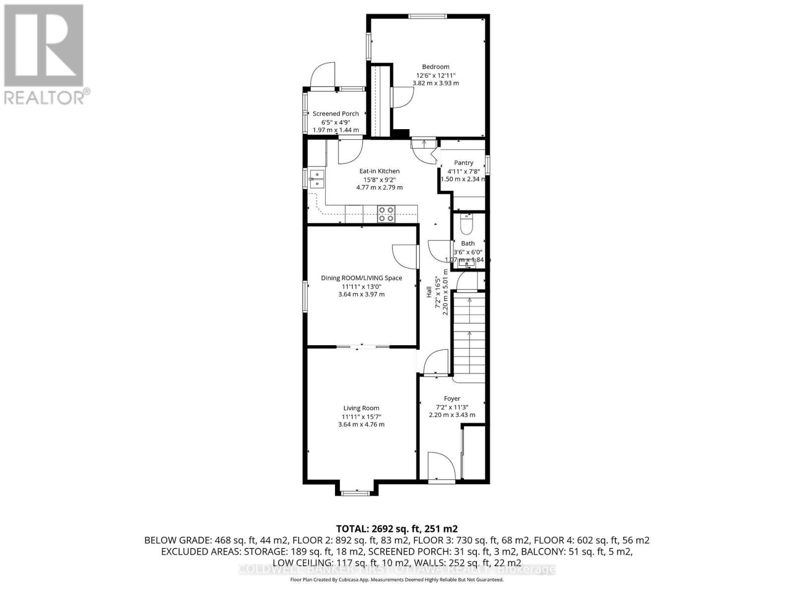 2nd Level Unit Floorplan - 277 Arlington Avenue, Ottawa, ON - Other