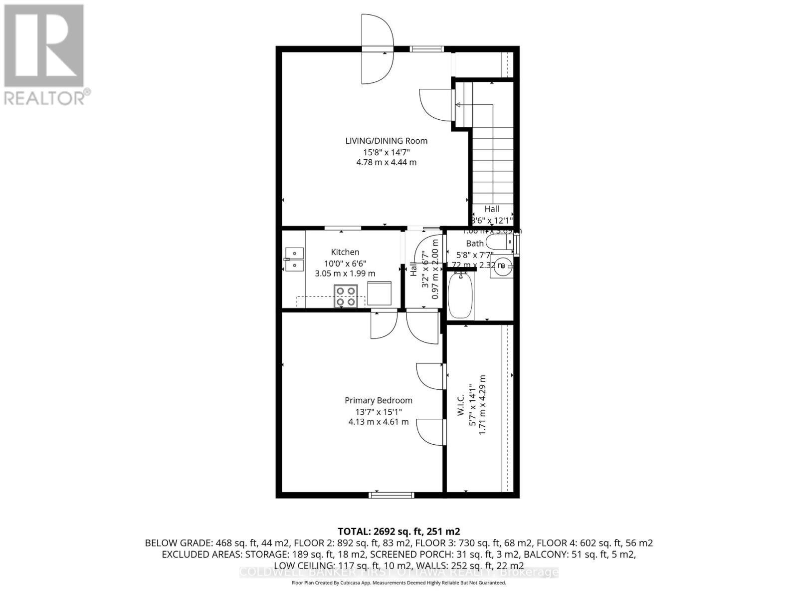 3rd Level Unit Floorplan - 277 Arlington Avenue, Ottawa, ON - Other