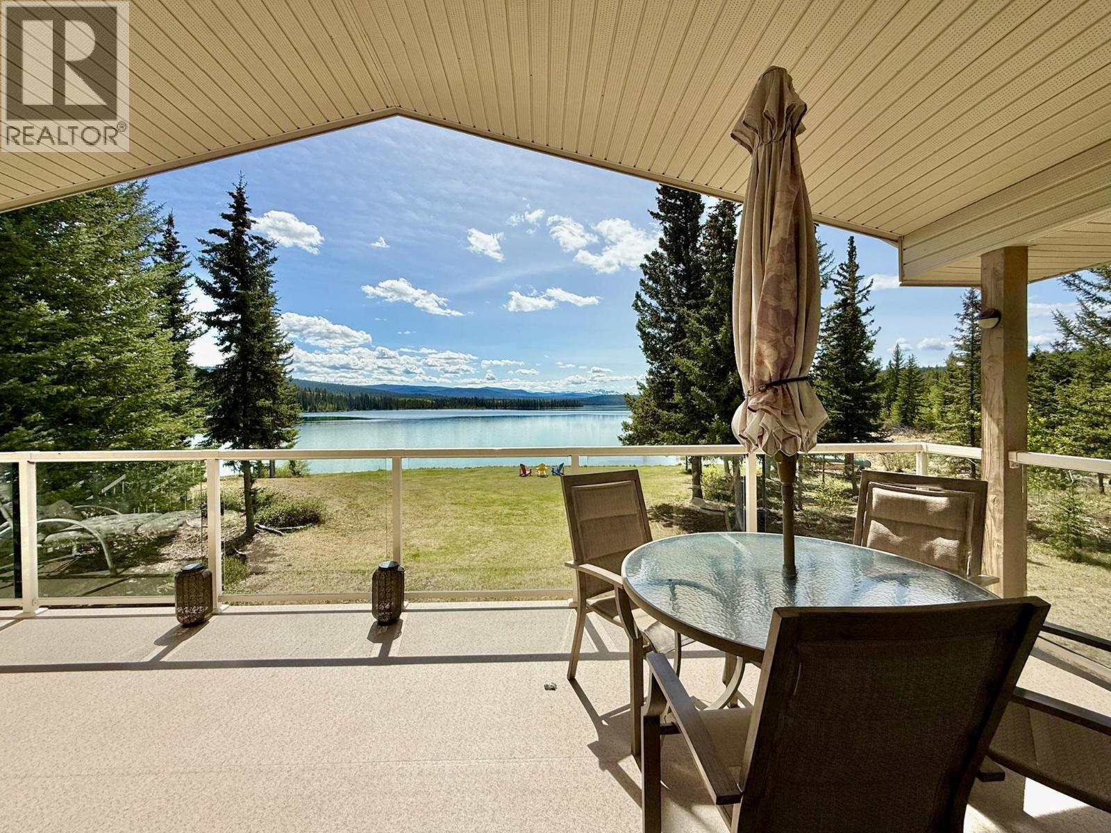 4497 Pyper Lake Road, Williams Lake, BC - Outdoor With Body Of Water With Deck Patio Veranda With View With Exterior