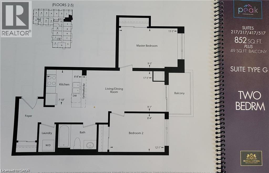Floor plan - 1936 Rymal Road E Unit# 512, Hamilton, ON - Other
