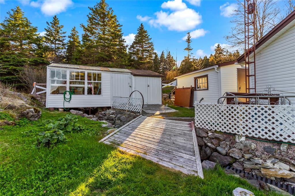 9 Gushue'S Road, Conception Harbour, NL - Outdoor With Deck Patio Veranda With Exterior