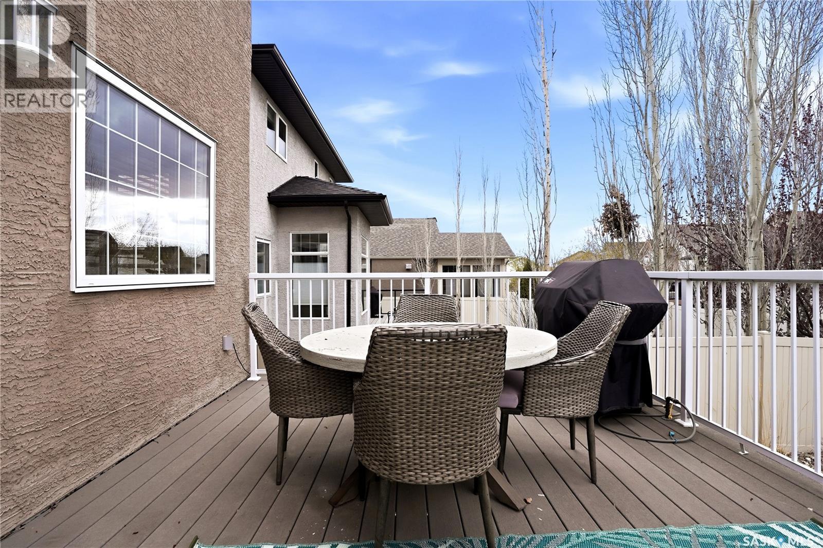 8034 Fairways West Drive, Regina, SK - Outdoor With Deck Patio Veranda With Exterior