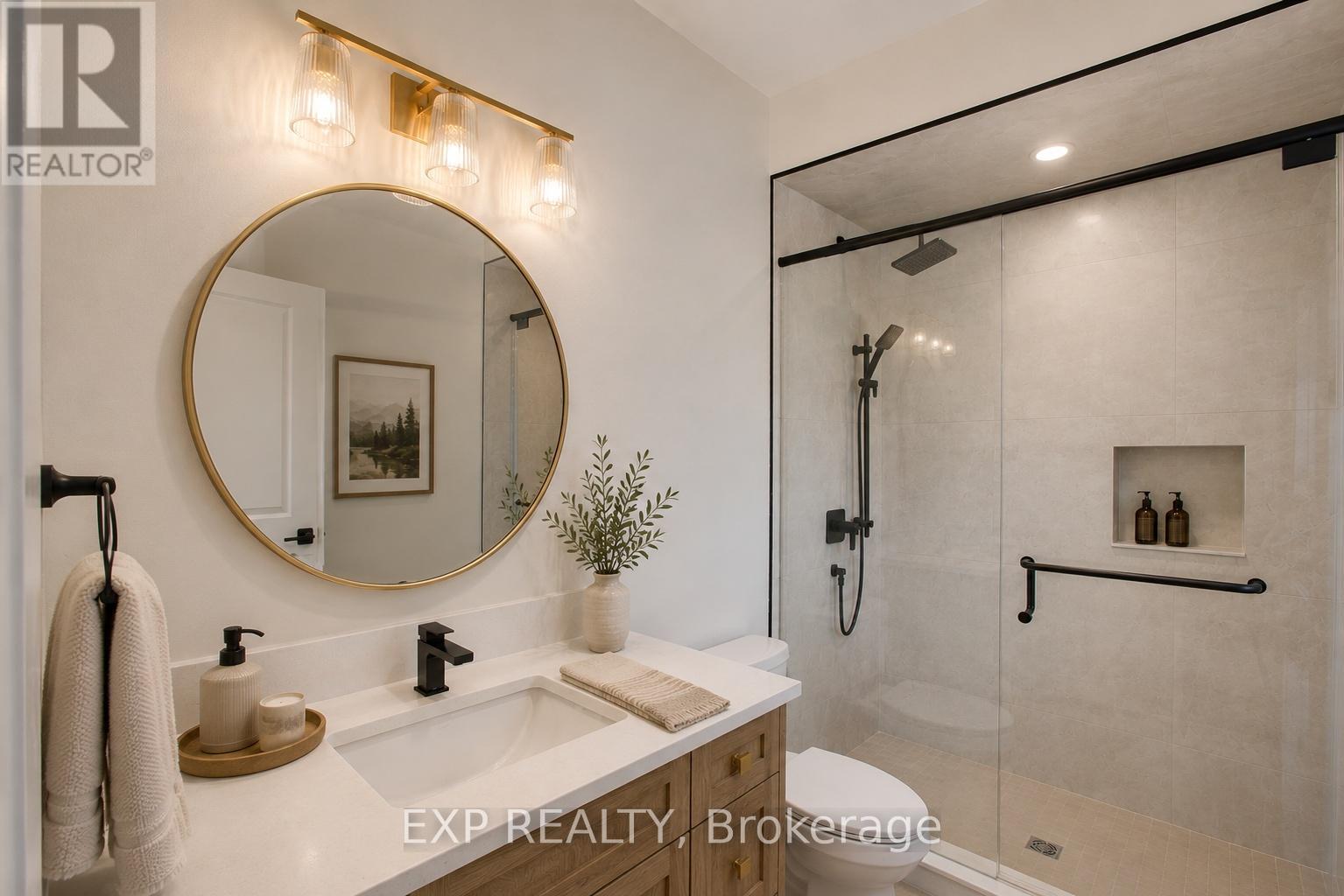 Virtually staged for illustrative purposes - 101 Bedell Drive, Mapleton, ON - Indoor Photo Showing Bathroom