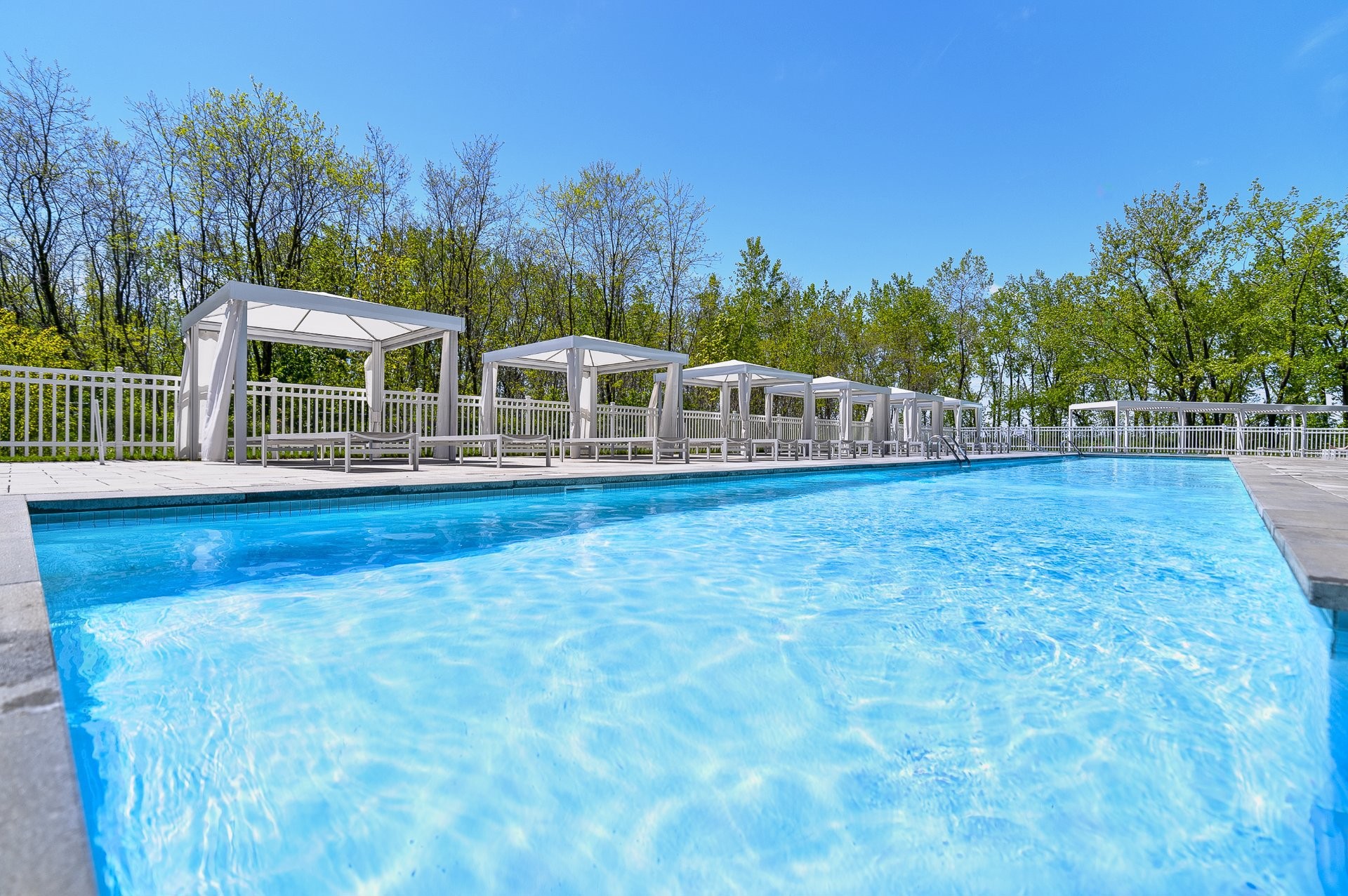 Pool - 1005-1000 Rue André-Prévost, Montréal (Verdun/Île-Des-Soeurs), QC - Outdoor With In Ground Pool With Backyard