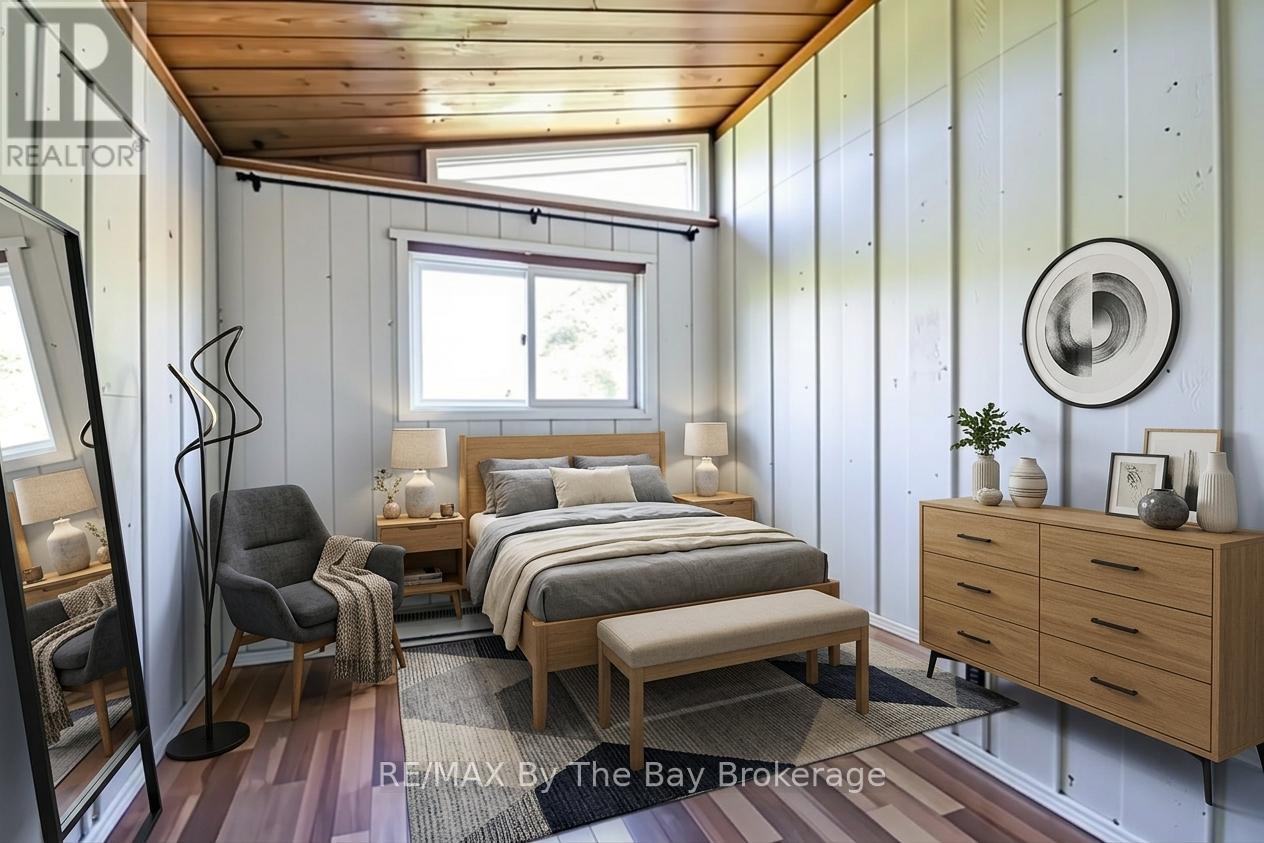 Second Bedroom - Virtually Staged - 22 Talon Trail, Tiny, ON - Indoor Photo Showing Other Room