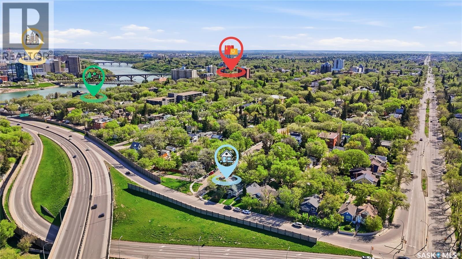 1001 Lorne Avenue, Saskatoon, SK - Outdoor With View