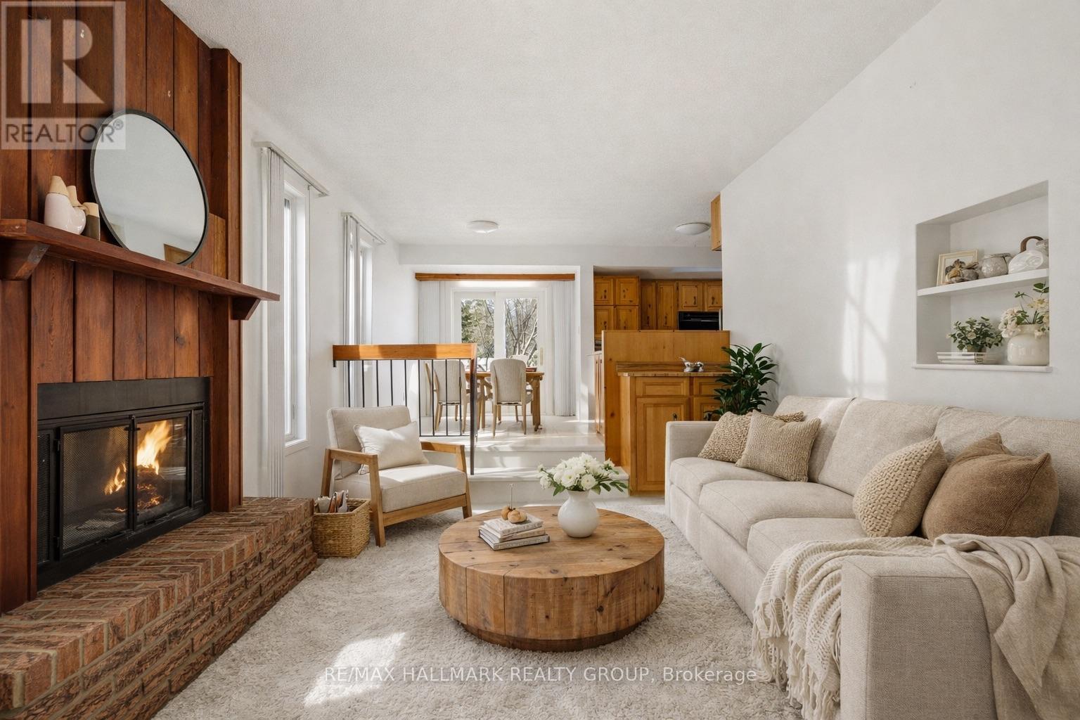 500 Foxview Place, Ottawa, ON - Indoor Photo Showing Living Room With Fireplace