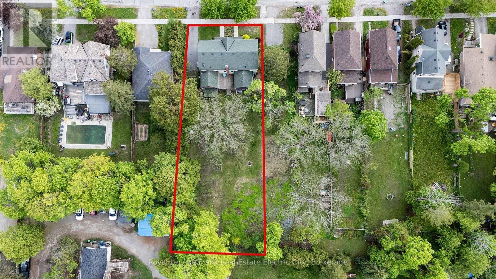 733-735 BETHUNE LOT OUTLINE - 733-735 Bethune Street N, Peterborough (Northcrest Ward 5), ON - Outdoor With View